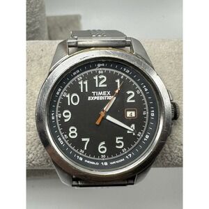 Timex 905 New Battery Mens Watch 41MM 7.75" Stretch Band Expedition Indiglo P79